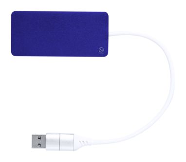 USB-хаб Kalat, цвет синий - AP722746-06- Фото №1