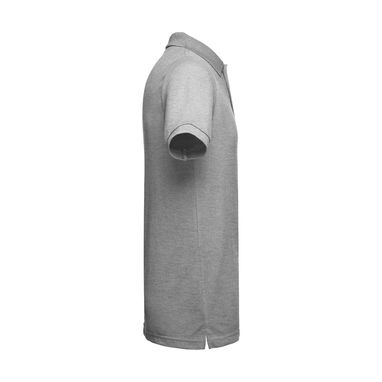 THC BERLIN Мужское поло, цвет матовый cветло-серый  размер L - 30176-183-L- Фото №3