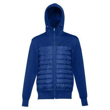 THC SKOPJE Мужская куртка с капюшоном, цвет королевский синий  размер XL - 30246-114-XL- Фото №4