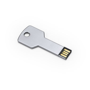 Память USB на 16 Гб, цвет серебряный - US4187G16251- Фото №1