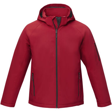 Notus мужская утепленная куртка из софтшелла, цвет красный  размер XS - 38338210- Фото №2