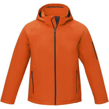 Notus мужская утепленная куртка из софтшелла, цвет оранжевый  размер 3XL - 38338316- Фото №2