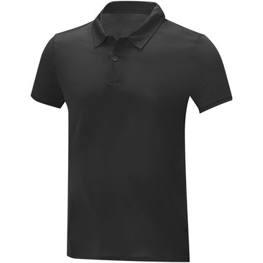 Мужская футболка поло cool fit с короткими рукавами Deimos, цвет сплошной черный  размер 5XL - 39094908- Фото №1