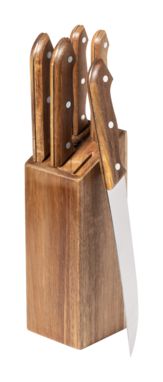 Набор ножей Wheeler, цвет коричневый - AP722990- Фото №1