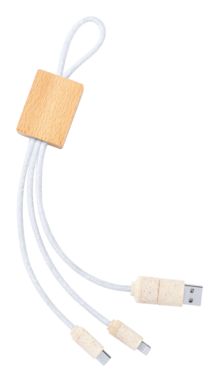 USB-кабель для зарядного пристрою Nuskir, колір натуральний - AP723142- Фото №2