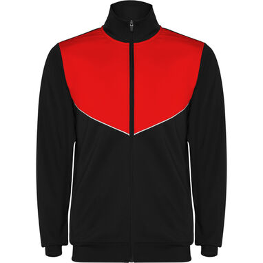 Спортивний костюм з легкої та еластичної тканини, колір чорний, червоний - CH6402270260- Фото №1