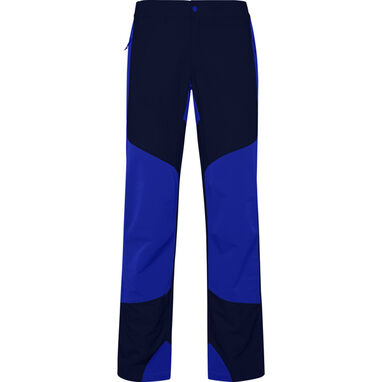 Трекинговые брюки унисекс, комбинированные из двух тканей., цвет синий - PA9110015505- Фото №1