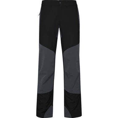 Трекинговые брюки унисекс, комбинированные из двух тканей., цвет черный - PA9110020246- Фото №1