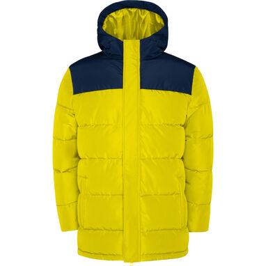 Утепленная куртка с фиксированным капюшоном, цвет желтый - PK5075020355- Фото №1