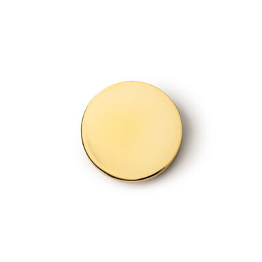 Бальзам для губ в хромированном футляре с внутренним зеркальцем, цвет золотой - SB1480S1260- Фото №1