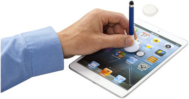 Шариковая ручка-стилус и очиститель экрана Bullet, цвет ярко-синий - 10659501- Фото №6