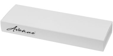 Набір Geneva з кулькової ручки-стилуса і ручки-роллера, колір срібний, суцільний чорний - 10667000- Фото №3