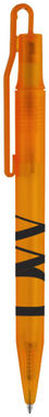 Шариковая ручка Huron, цвет оранжевый прозрачный - 10677504- Фото №2