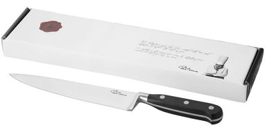 Поварской нож Essential, цвет сплошной черный, серебряный - 11248200- Фото №1