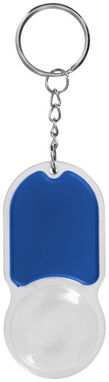 Брелок для ключей Zoomy с увеличительным стеклом и фонариком, цвет ярко-синий - 11809501- Фото №5