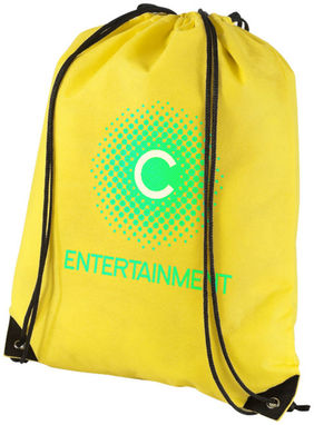 Нетканый стильный рюкзак Evergreen, цвет желтый - 11961901- Фото №2