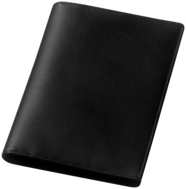 Бумажник для паспорта Harvard, цвет сплошной черный - 12002200- Фото №5