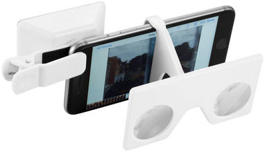 Очки виртуальной реальности с набором 3D линз, цвет белый - 13422700- Фото №5