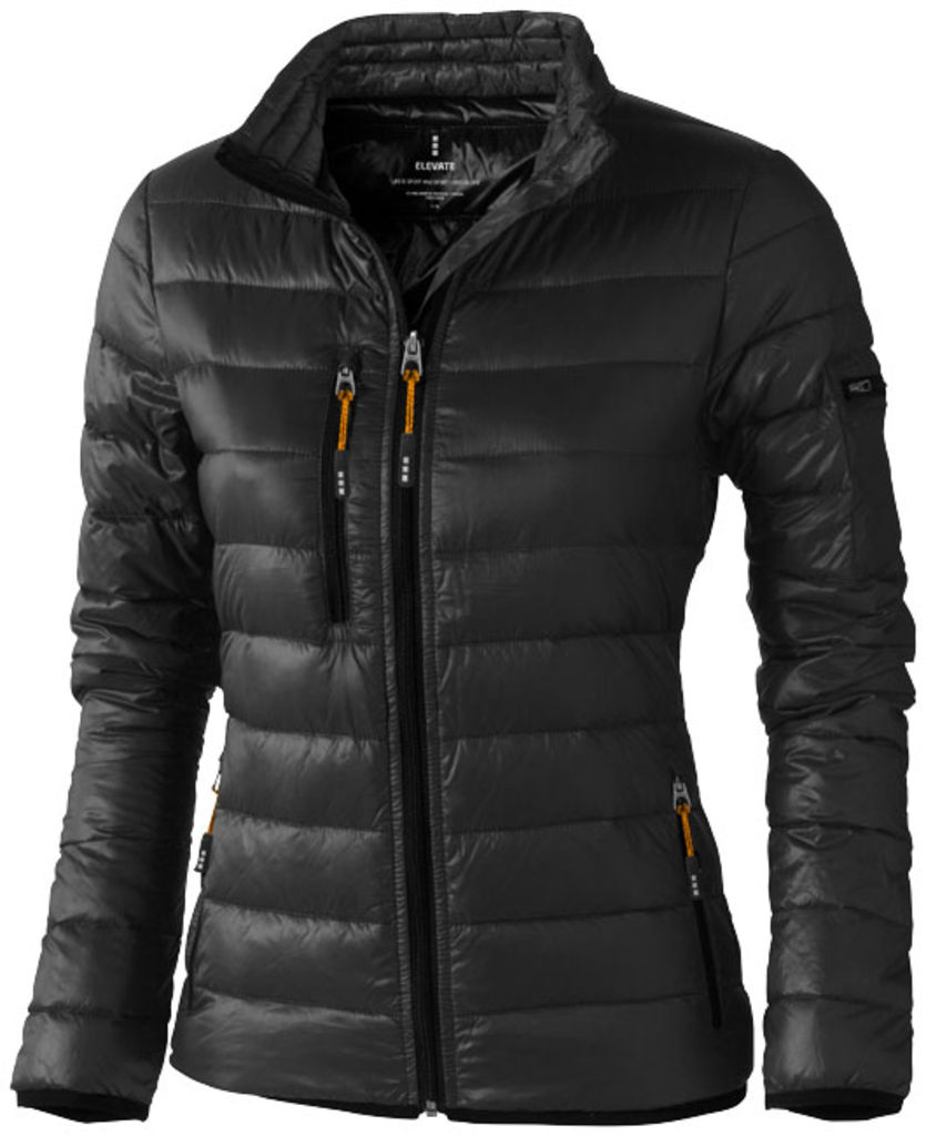 Легкая женская куртка - пуховик Scotia, цвет антрацит  размер L
