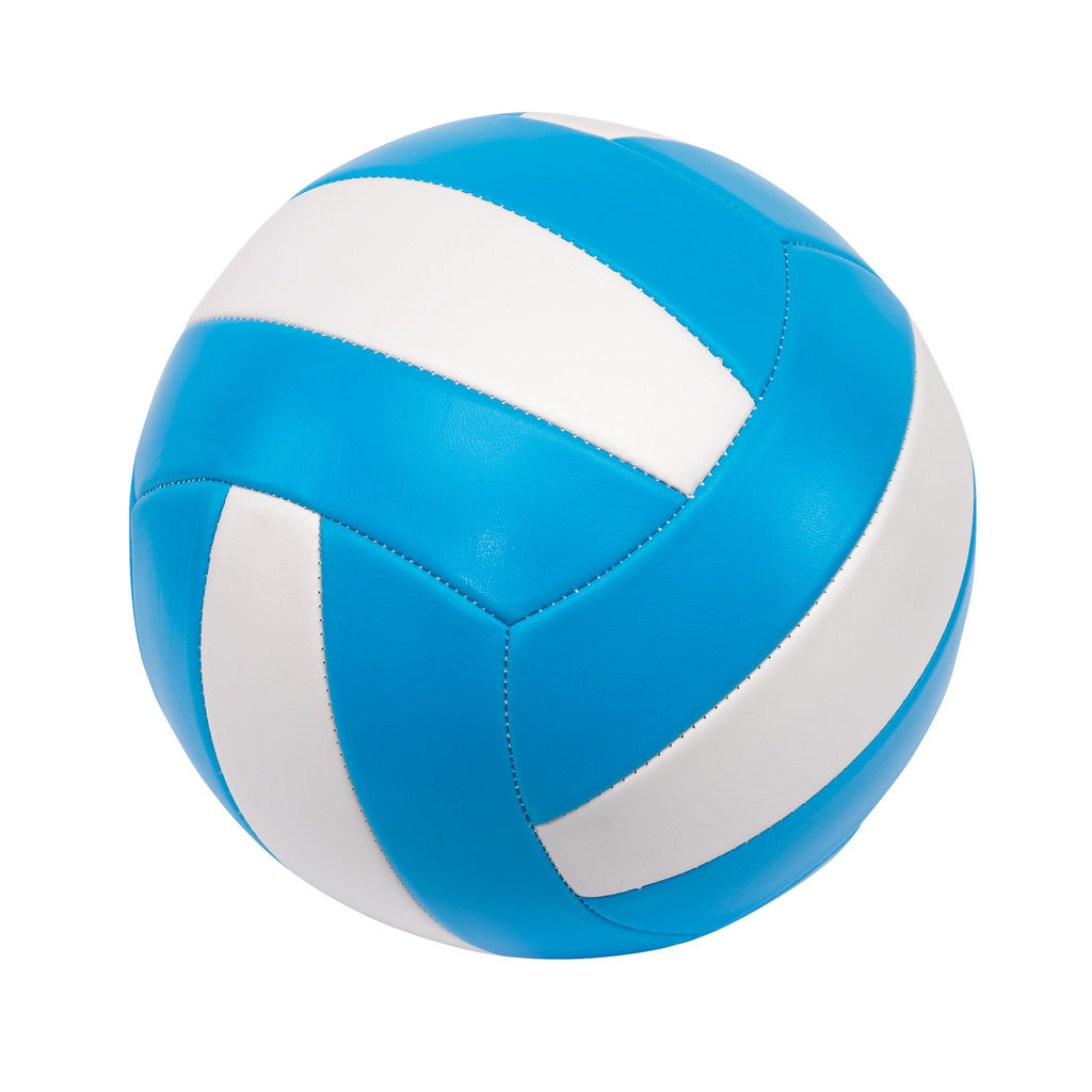 Мяч для пляжного волейбола PLAY TIME 5, цвет голубой, белый