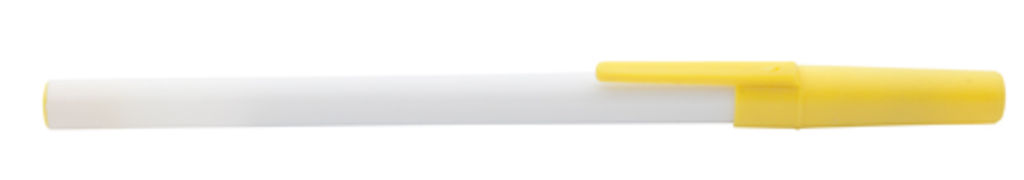 Ручка з ковпачком Elky, колір жовтий