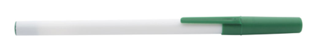 Ручка з ковпачком Elky, колір зелений
