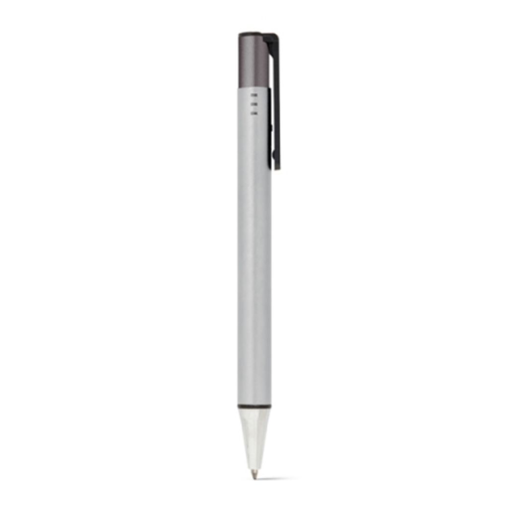 MATCH Шариковая ручка, цвет сатин серебро