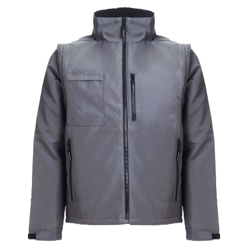 ASTANA. Рабочая куртка унисекс утеплённая, цвет серый  размер 3XL