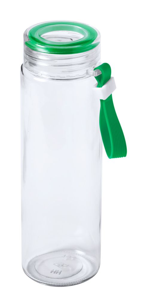 Бутылка спортивная Helux, цвет зеленый