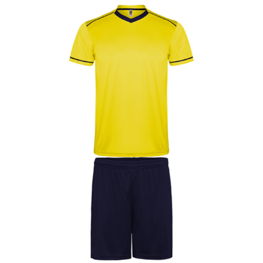 UNITED Спортивный мужской костюм, цвет желтый, темно-синий  размер 16