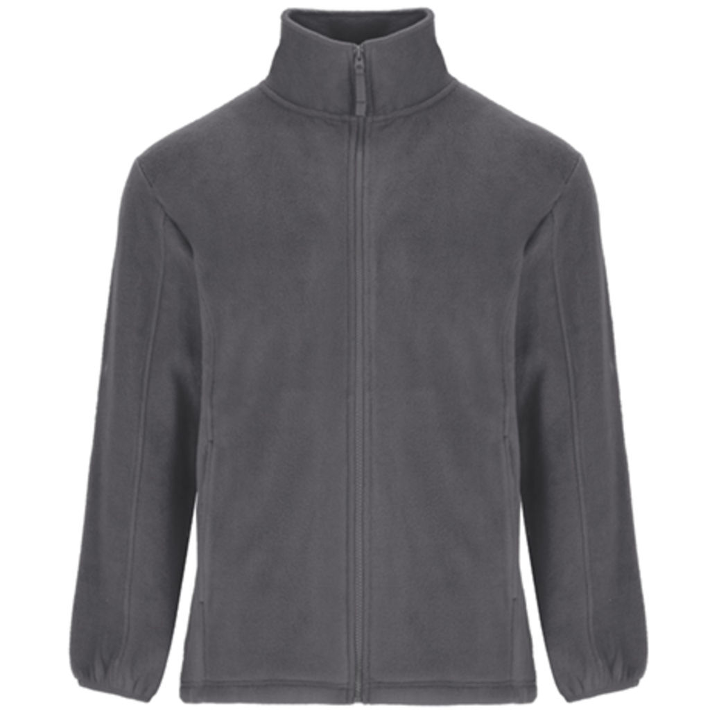 ARTIC Флисовая куртка с высоким воротником и подкладкой в тон, цвет свинцовый  размер L