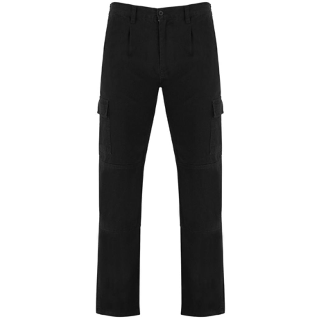 SAFETY Довгі штани з міцної бавовняної тканини, колір чорний  розмір 42