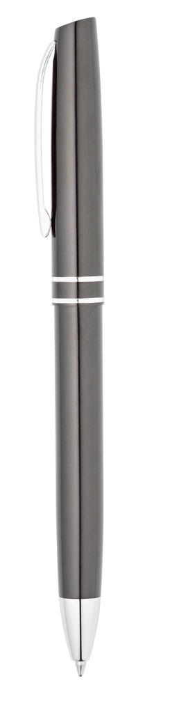 HALEY. Алюмінієвий набір із ручки ролер та кулькової ручки, колір gun metal