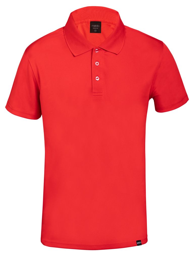 Рубашка-поло RPET Dekrom, цвет красный  размер S