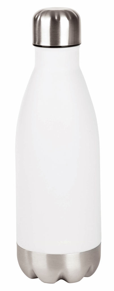Термобутылка PARKY, цвет белый, серебряный