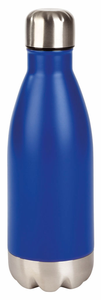 Термопляшка PARKY, колір срібний, синій