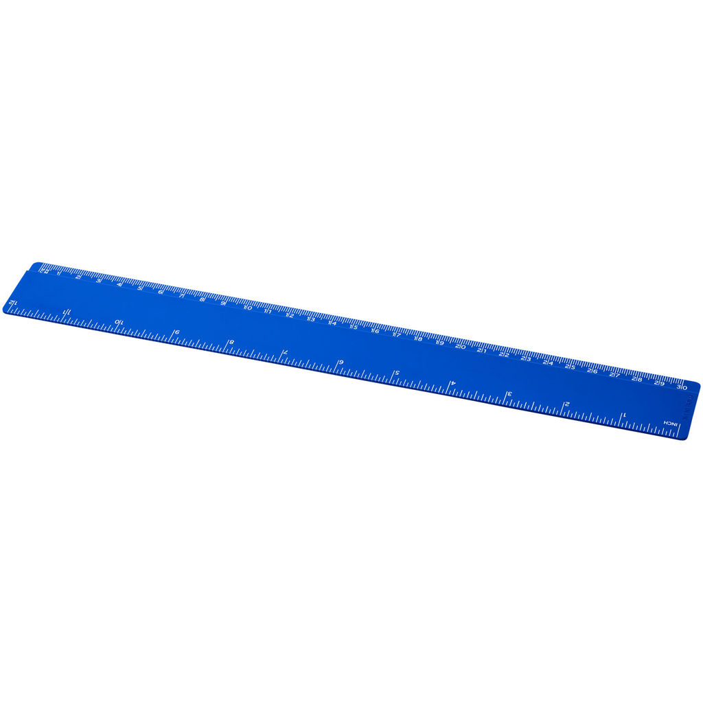 Лінійка Refari із переробленого пластику довжиною 30 см, колір синій