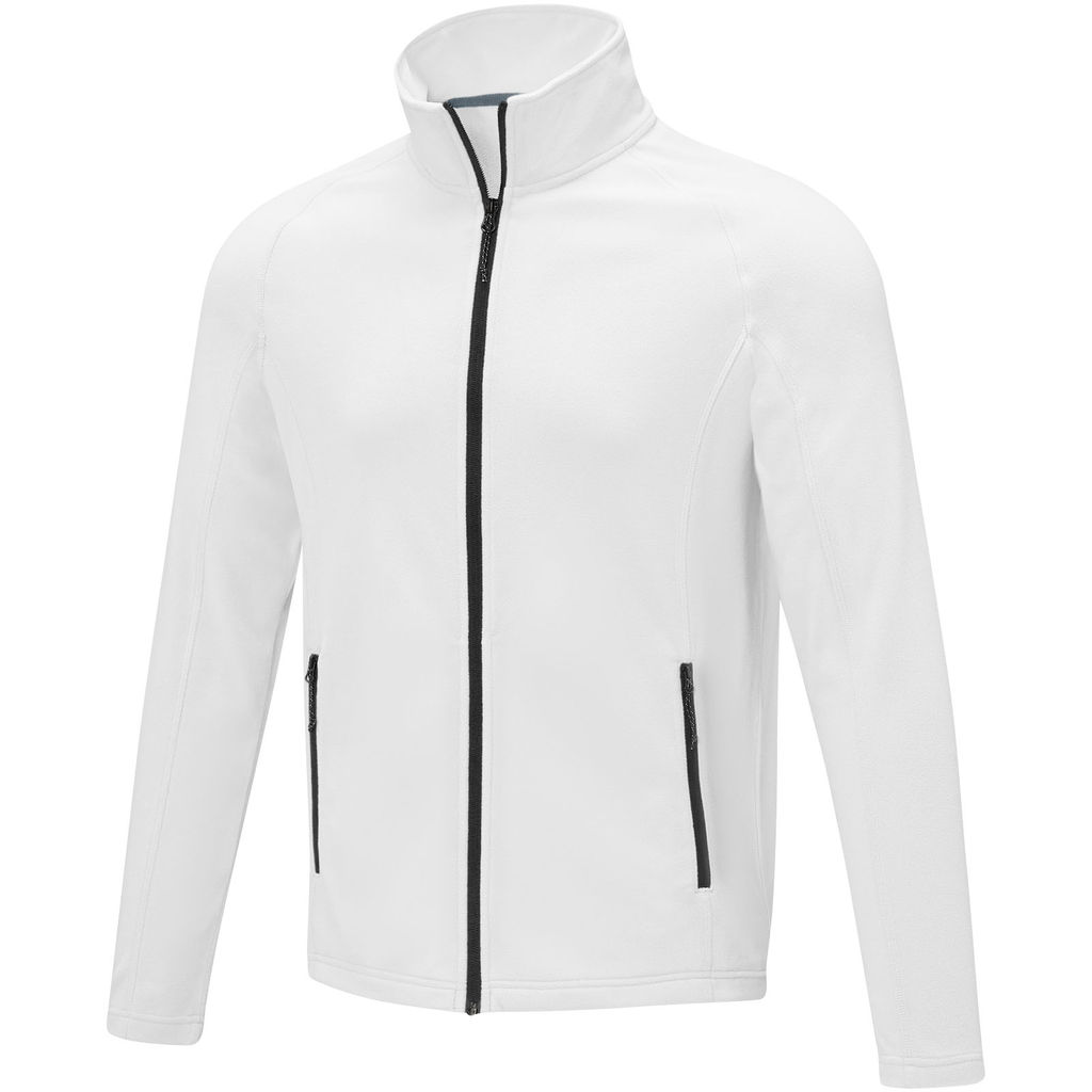Мужская флисовая куртка Zelus, цвет белый  размер XXL