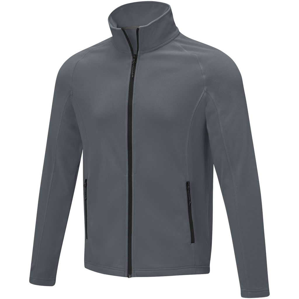 Мужская флисовая куртка Zelus, цвет серый  размер 3XL