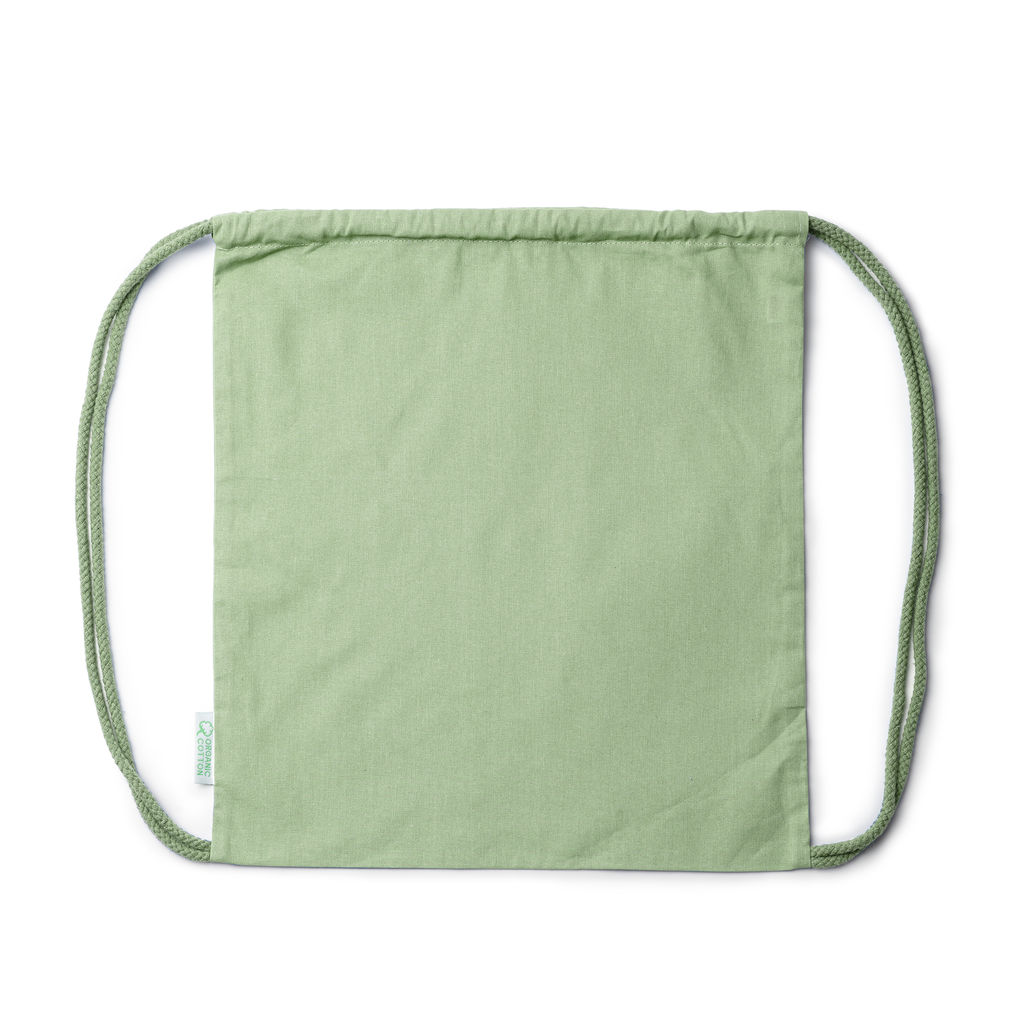 Рюкзак на веревках, цвет зеленый
