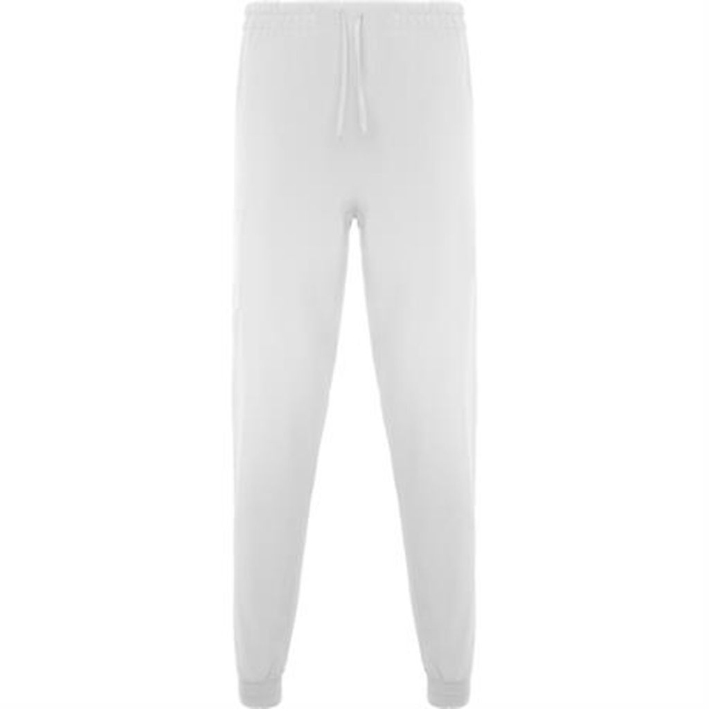 Прямые удлиненные брюки унисекс, цвет белый  размер M