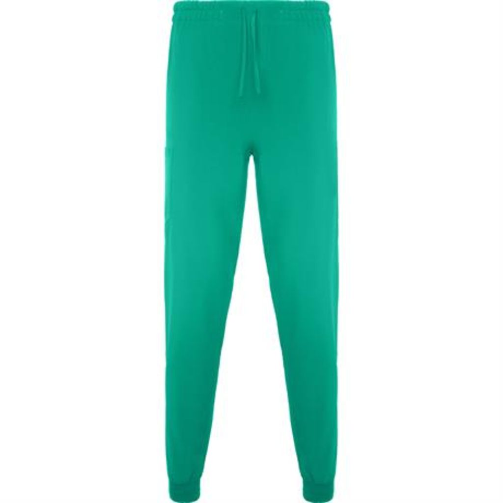 Прямые удлиненные брюки унисекс, цвет лабораторный зелёный  размер XL