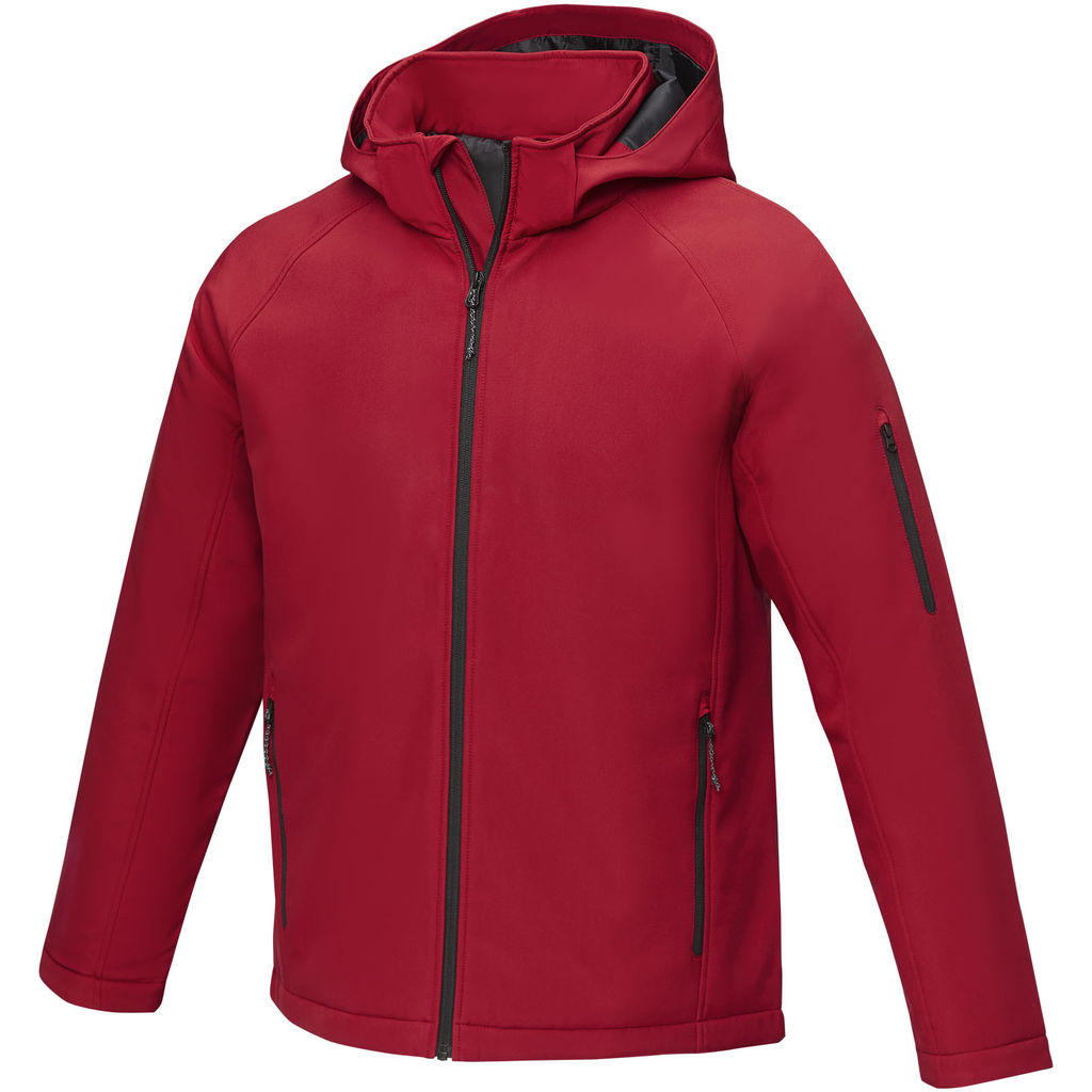 Notus мужская утепленная куртка из софтшелла, цвет красный  размер XS