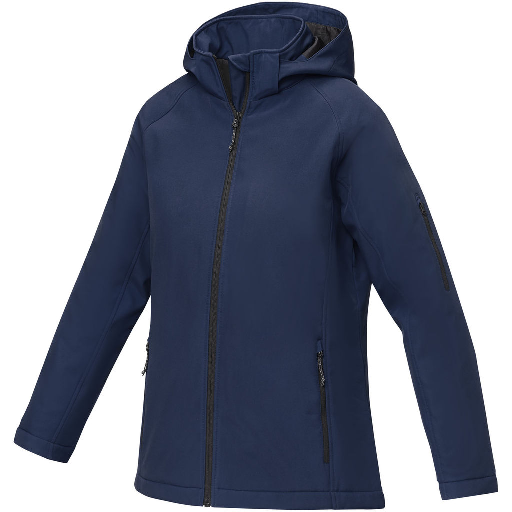 Notus женская утепленная куртка из софтшелла, цвет темно-синий  размер XS