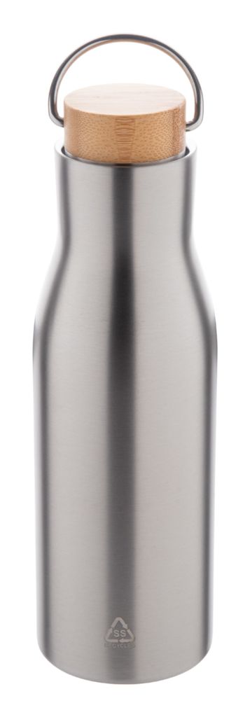 Термо пляшка Ressobo, колір срібний