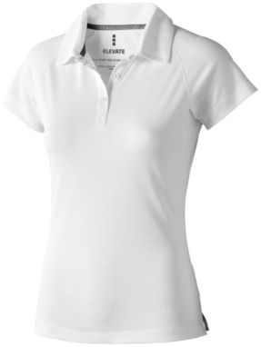 Женская рубашка поло с короткими рукавами Ottawa, цвет белый  размер XS - 39083010- Фото №1