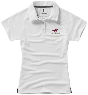 Женская рубашка поло с короткими рукавами Ottawa, цвет белый  размер XS - 39083010- Фото №2