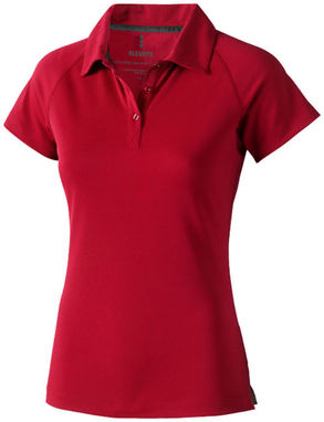 Женская рубашка поло с короткими рукавами Ottawa, цвет красный  размер XS - 39083250- Фото №1