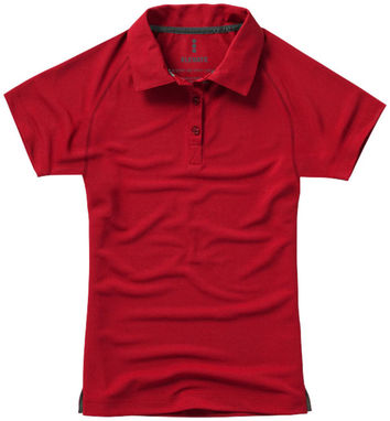 Женская рубашка поло с короткими рукавами Ottawa, цвет красный  размер XS - 39083250- Фото №3