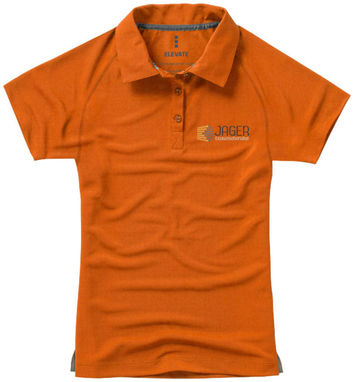 Жіноча сорочка поло з короткими рукавами Ottawa, колір оранжевий  розмір S - 39083331- Фото №2